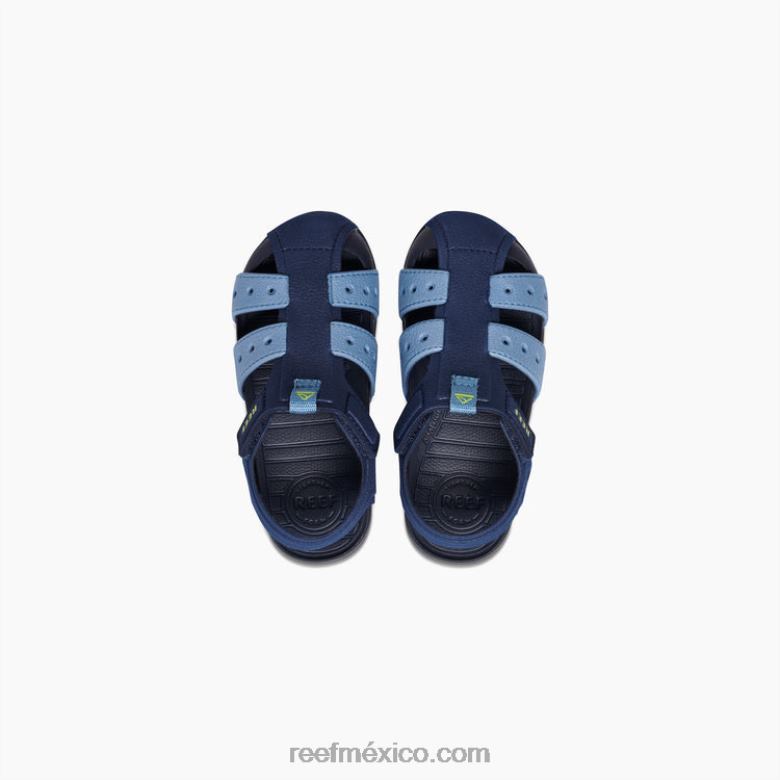 poca agua playera Reef niños gris/océano/lima B4FFZ821